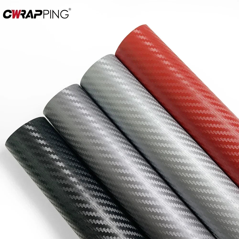 127cm 3D Carbon Fiber Vinyl Wrap Car Exterior Protection Motorcycle Waterproof Vinyl  Auto Styling Film for Cars Accessories