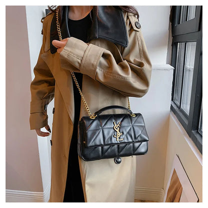 2025 New Luxury Diamond Quilted Chain Bag Women Fashion Crossbody Shoulder Bag For Commute