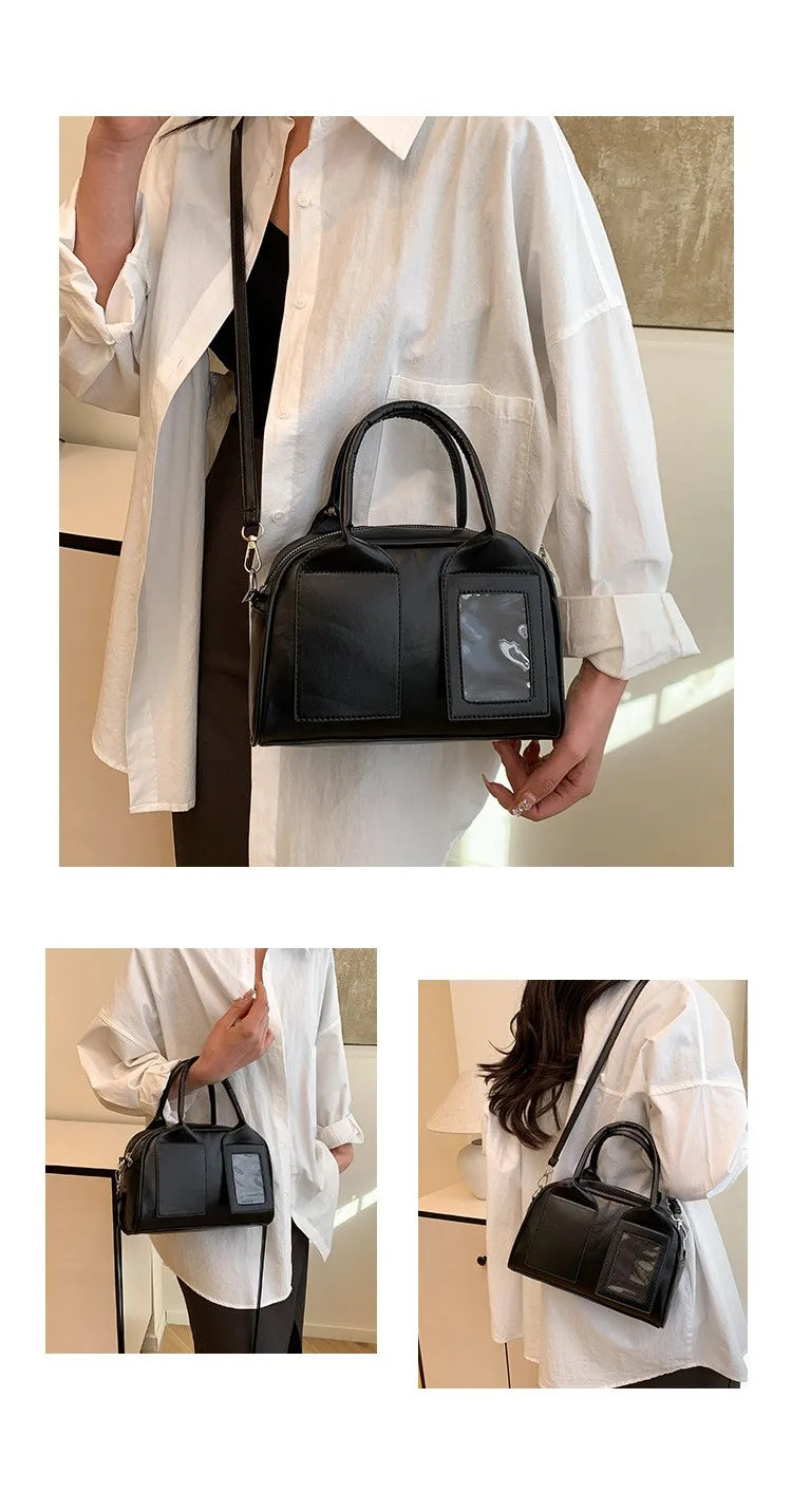 2025 New Y2K Harajuku Shoulder Bag Women Korean Transparent Ita Bag Crossbody Bag Female Japanese Designer Trend Handbag Purse