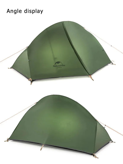 Naturehike Cycling Tent 1 Person Portable Ultralight Backpacking Trekking Tent Waterproof Double Layer Camping Tent