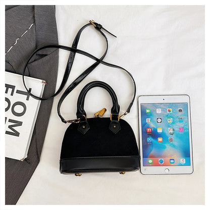 Trend Luxury Designer Ladies Handbag Women's Vintage PU Leather Shell Bag Casual Crossbody Bags for Women Shoulder Bag for Phone