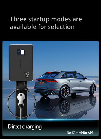 JIGU Type1 SAE J1772 EV Charger Station 32A Wallbox APP Function 7.6KW Charging Station Electric Vehicle Car