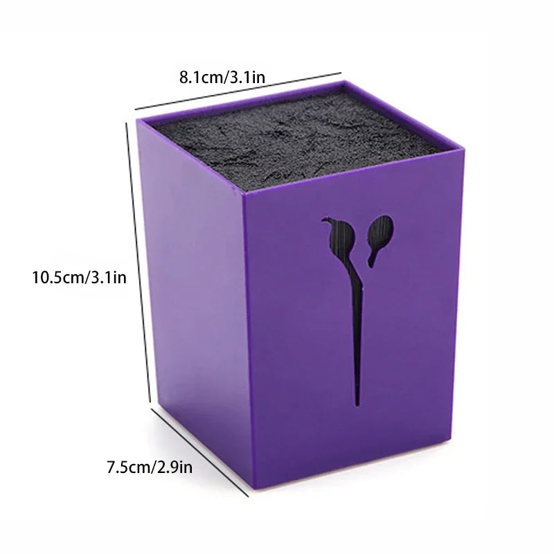 1pcs Hairdressing Scissors Holder Stand Shears Comb Hair Clips Storage Box Salon Hairdresser Scissor Keep Hairdressing Organizer