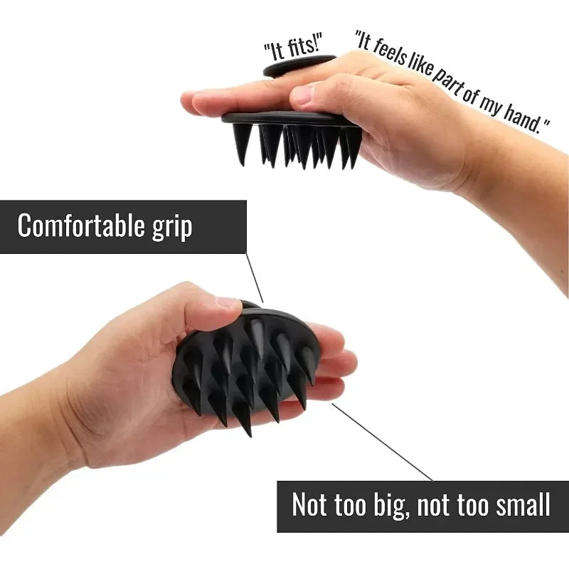 1pcs Hair Brush Scalp Massager for Hair Growth Mold-Free Silicone Scalp Massager Shampoo Brush Scalp Scrubber Exfoliator Tools