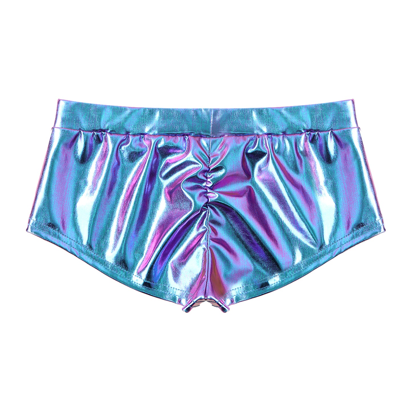 Women's Shiny Faux Leather Shorts Hot Pants Low Waist Pole Dance Bottoms for Woman Rave Party Festivals Carnival Club Costumes