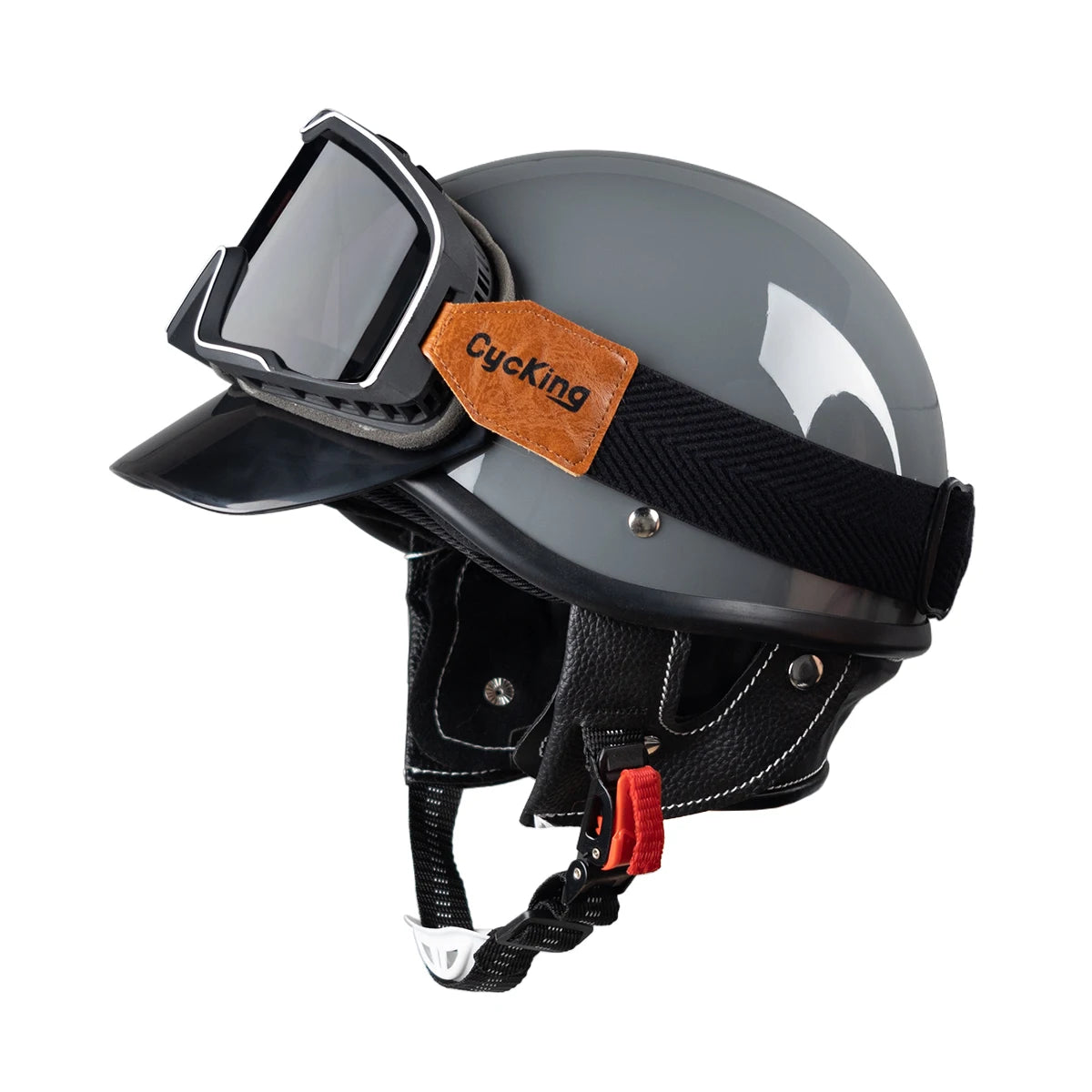 Cycking Motorcycle Helmet Four Seasons Riding Half Helmet Men Women Scooter Cute Retro