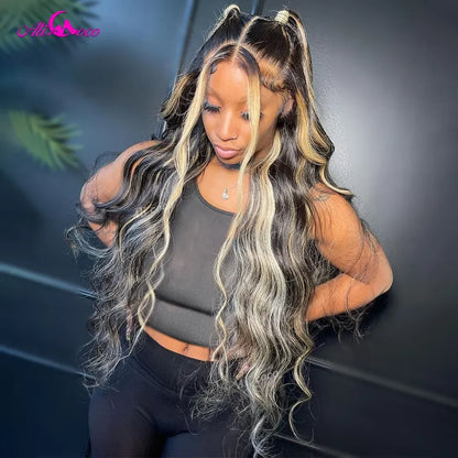 13x6 Body Wave Lace Front Wigs Human Hair Pre Plucked 180 Density Drawstring Wig Human Hair Glueless Human Hair Wigs For Women