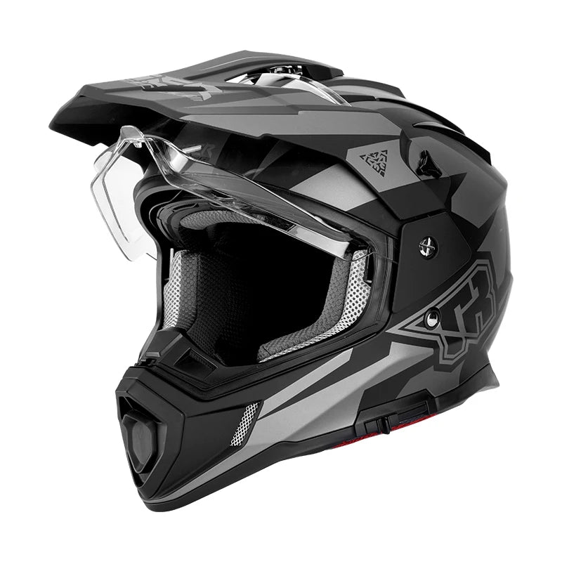 Tiger JTO1 Adventure Motorcycle Helmet Dual SunVisor Helmet Size S-3XL Off-road Casco Moto Highly Breathable For  ADV Long Rides