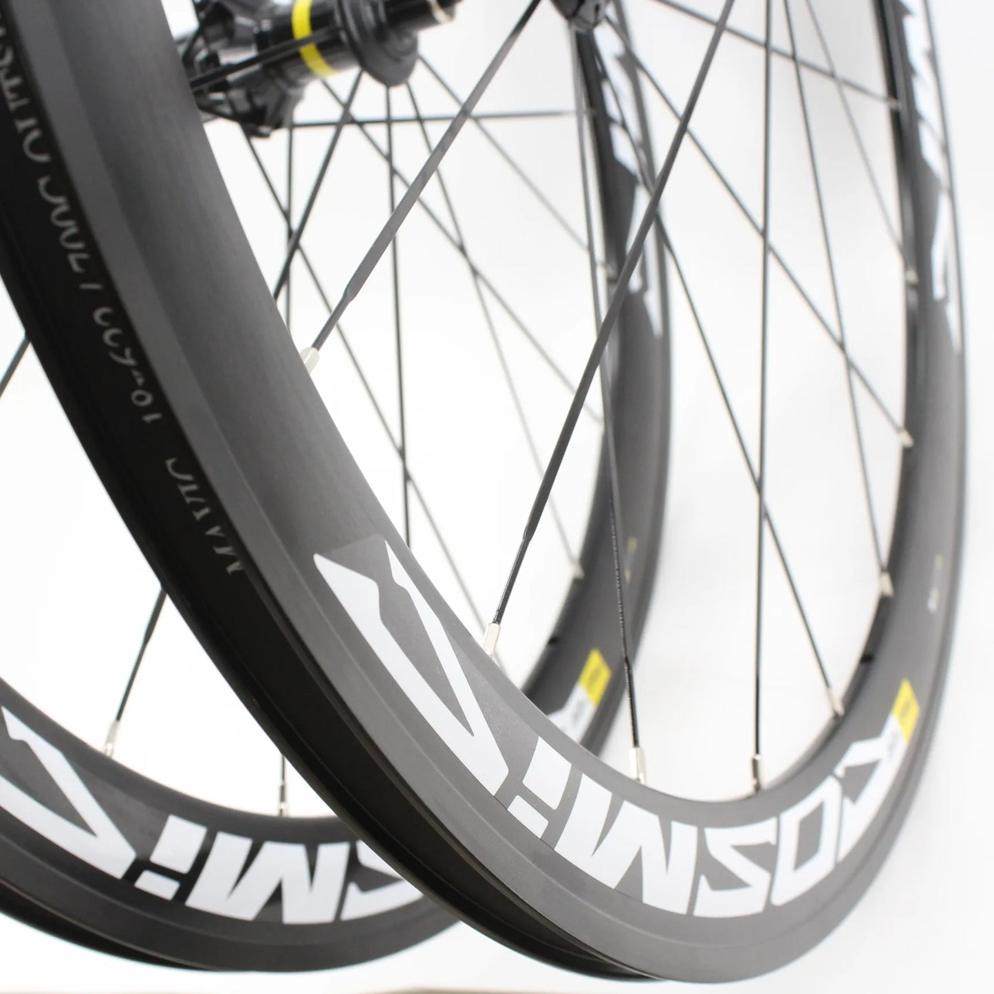 New White Black Gray 700C 50mm Road bike alloy bicycle wheelset clincher rims V Disc brake Thru Axle center lock hubs wheels