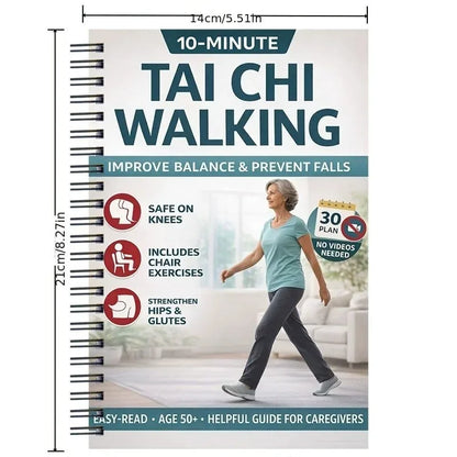 28 Days Transformation Challenge Tai Chi for Seniors Only 10 Minutes Daily Tai Chi Walking Easy 4-week Program Book