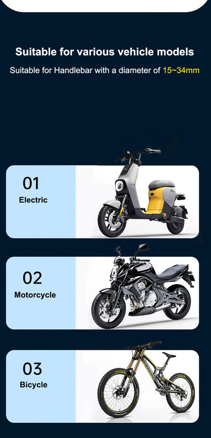 Alloy Shock-Absorbing Phone Holder for Motorcycle Bicycle Universal 360 Rotation Adjustment Mobile Phone Navigation Bracket