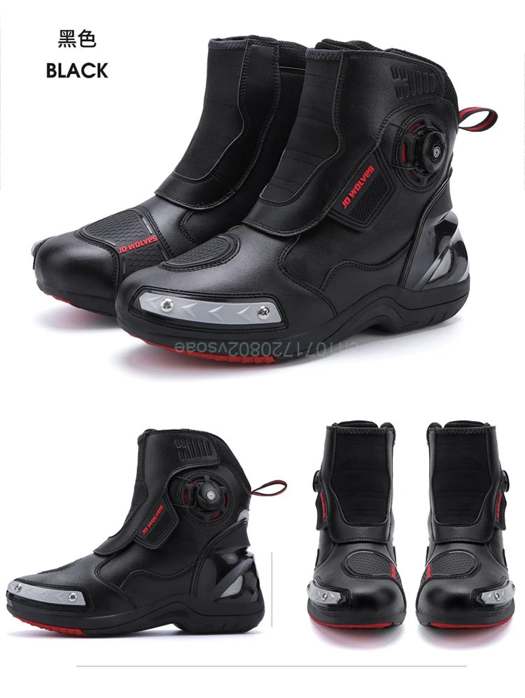 Motorcycle Boots Racing Off-road Shoes Breathable Non-slip High-top Motorcycle Professional Waterproof Mountain Bike Boots