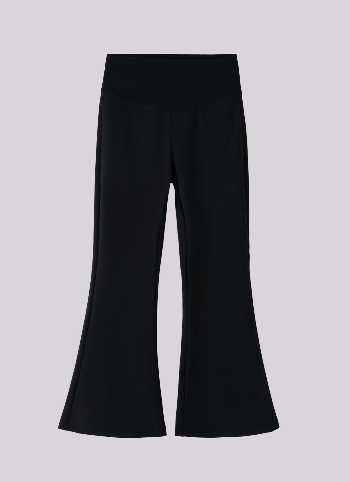 Girls Flared Pants High Waist Yoga Leggings Teenagers Stretch Elastic Waistband Kids Sportswear Trousers Autumn Spring