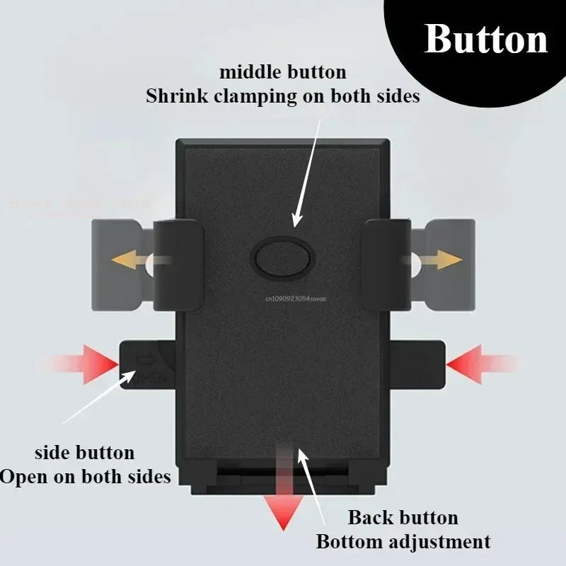 360° Free Rotation Phone Holder for Motorcycle Outdoor Bicycle Riding GPS Navigation and Video Shooting Shock Absorption Design