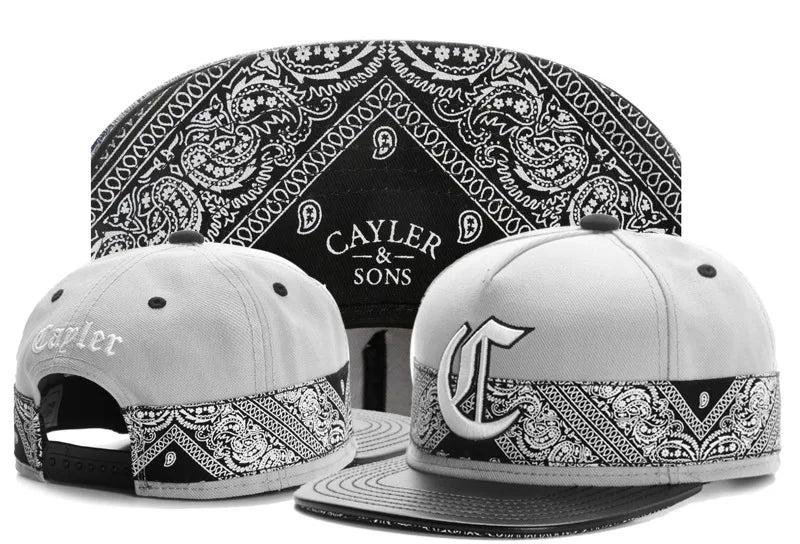 Classic Snapback Hat Cap Hip Hop Style Flat Bill Blank Adjustable Size
