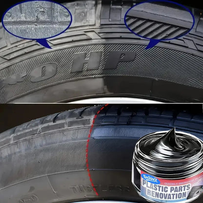 Car Interior Scratch Repair Cream - Car Scratch Repair | Tire Gloss Repair, Black Interior and Dashboard Plastic Surface Repair