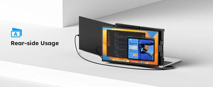 15.6inch Triple Screen Extender For Laptops 1080P FHD IPS Portable Dual External Monitors For Macbook Windows Extension 13-17"