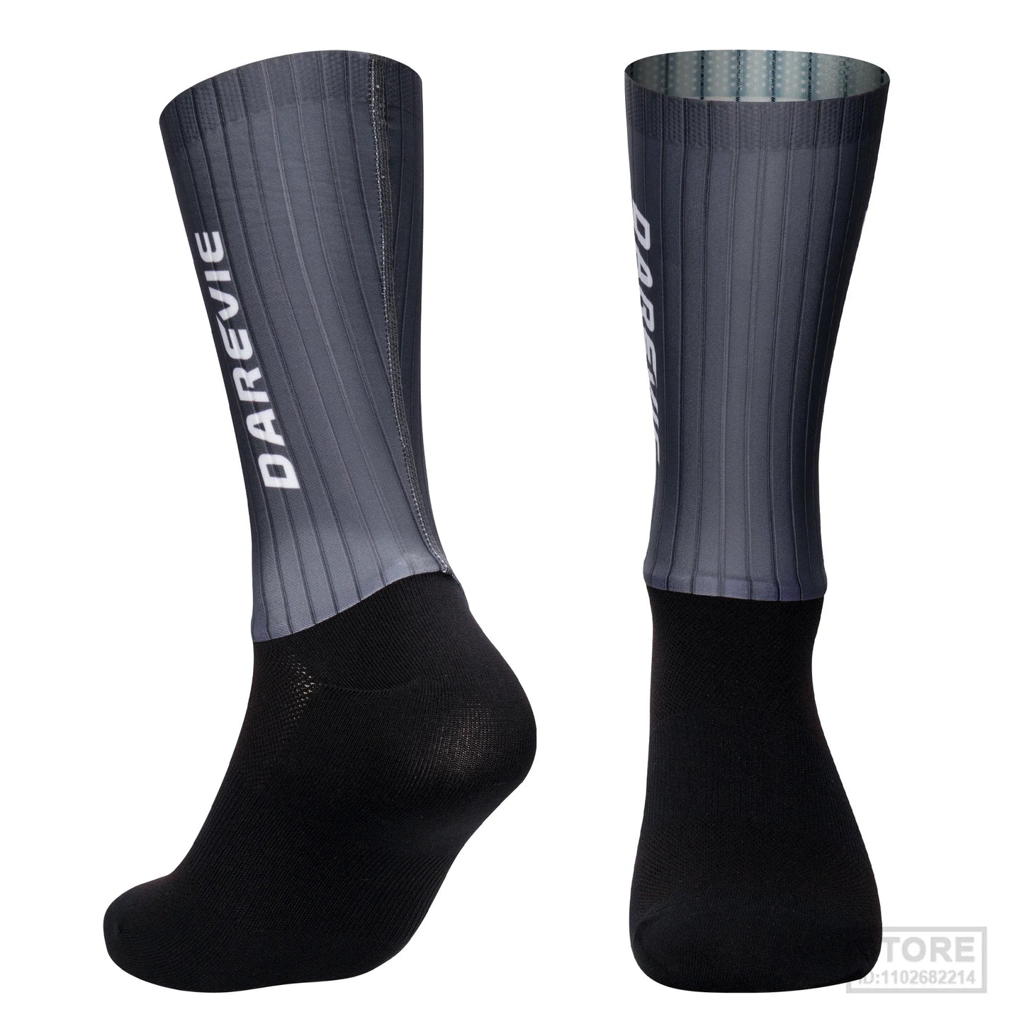 Pro DAREVIE Cycling Socks Aero Sock High Speed Sports For Men Anti-slip Breathable Athletic Moisture Control