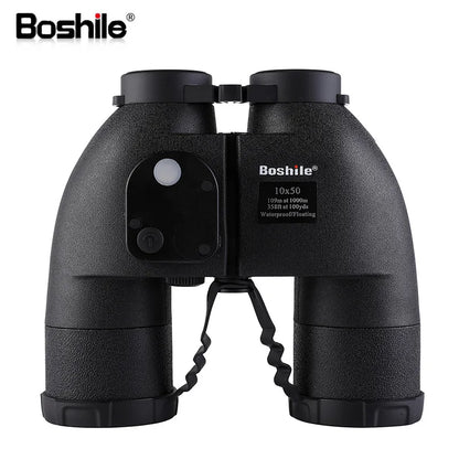 Nautical Binoculars Boshile 10x50 Rangefinder Compass Telescope High Powered Nitrogen Waterproof Coordinates Distance