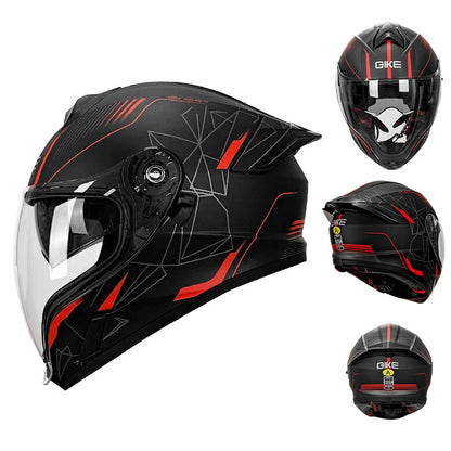 Unisex DOT Certified Full Face Motorcycle Helmet Anti-Fog UV Protection Downhill Racing Motorbike Casco Capacete
