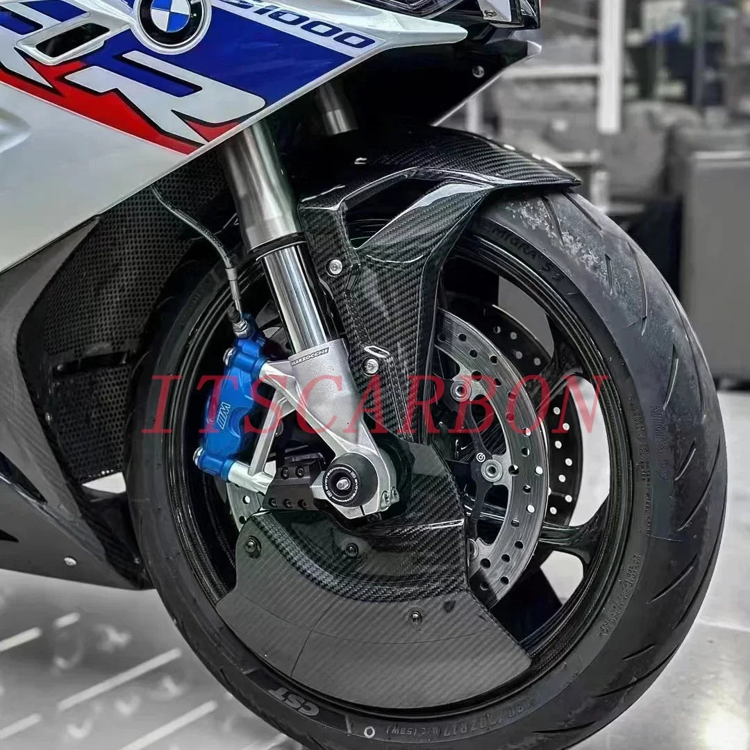 2025 For BMW S1000RR M1000RR 2023 2024 Pure Dry Carbon Fiber Winglets Rear Parts Fenders Tank Cover Fairing Kits