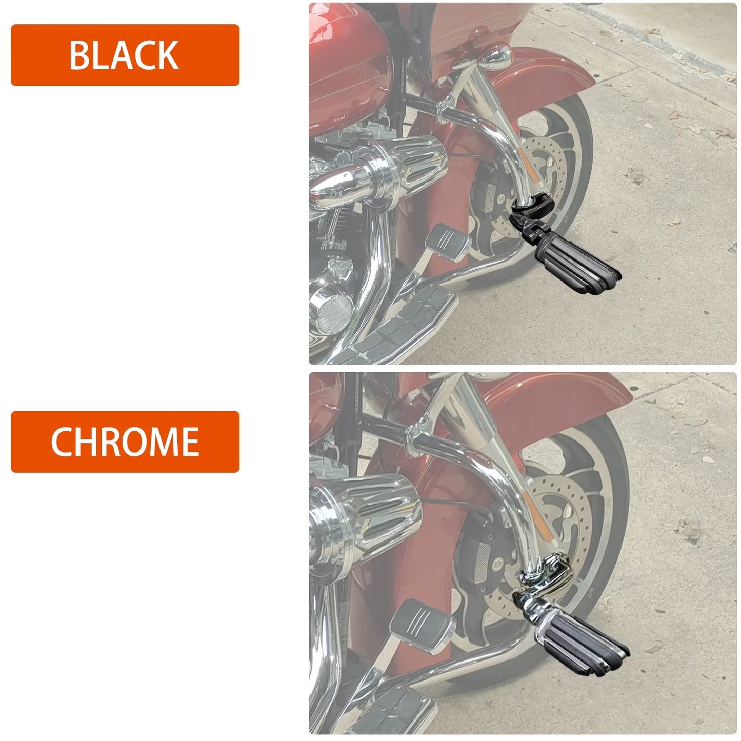 Motorcycles 25-35mm Clamp Engine Guard Highway Foot Pegs For Harley Honda Yamaha Kawasaki Road King Street Glide 3 Davidson Dyna