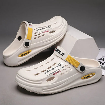 Men's Summer Sandals Non Slip Beach Slippers EVA Design Outdoor Slides Ultralight High Quality Sandals Fashion Garden Shoes