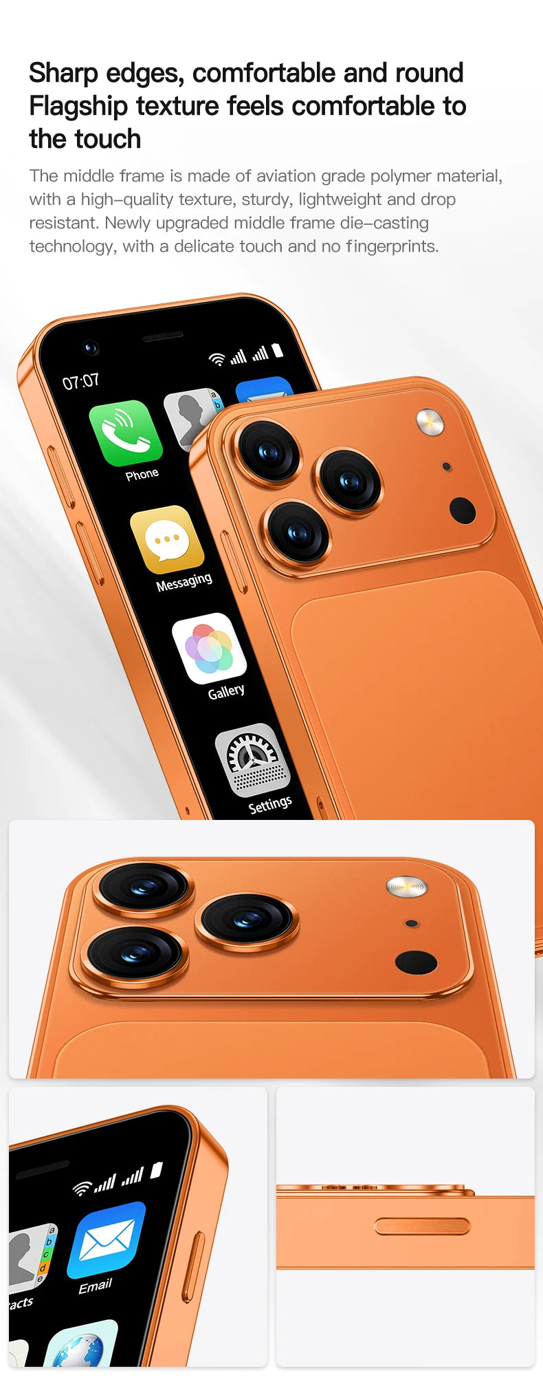 SERVO 18SE MINI Cute Android Smartphone 3G WCDMA Android OS Dual SIM Card Play Store Face Unlock Hotspot 3.0" Small Smart Phones
