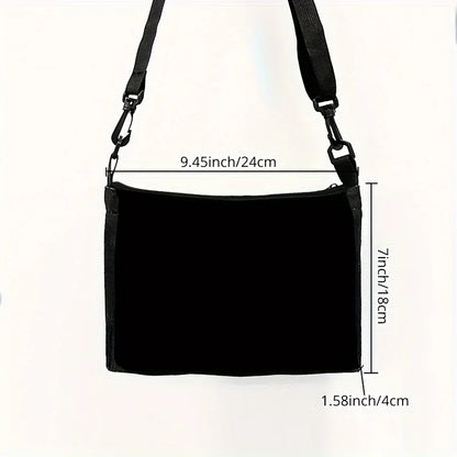 Stylish Skull Print Crossbody Bag Shoulder Bags Large Capacity Women Handbag Portable Storage Bag Messenger Bag Gift