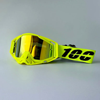 100 Motocross Goggles HD Lens Motorcycle Anti-fog Eyeglasses Sports Windproof Protect Riding  Men Women Moto MX MTB Sunglasses