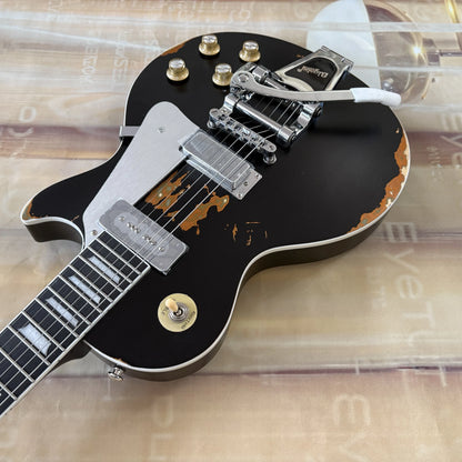 Handed relics - Electric guitar vibrato device P90 pickup - 22 frets - Rosewood body - Rosewood fingerboard