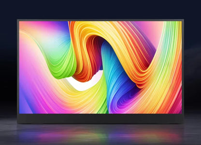 AHXJKA 15.6” Portable Monitor 60HZ IPS USB-C HDMI 250Cd/m² For Laptop XBox PS4 / 5 Switch TV Cell Phone PC Extension Mobile