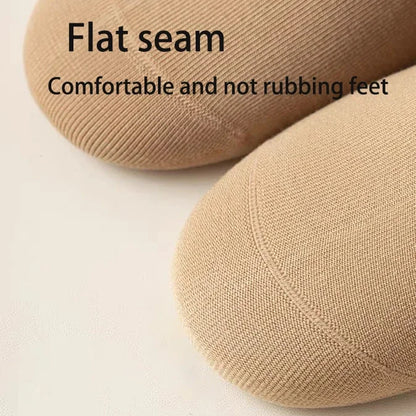 4 Pairs Women Socks Loose Socks Autumn Winter Japanese Style Ins Boneless Flat Seam Comfortable Mid Tube Cotton Socks Harajuku