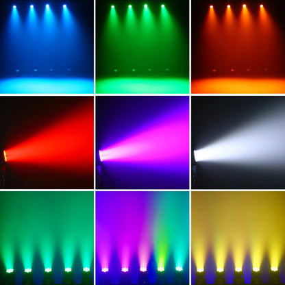 Yiflamefly 1/2/4Pcs 105W Beam Moving Head Lights 7x15W RGBW LED Stage Lights DMX512 Spot Lights For DJ Disco KTV Wedding Party