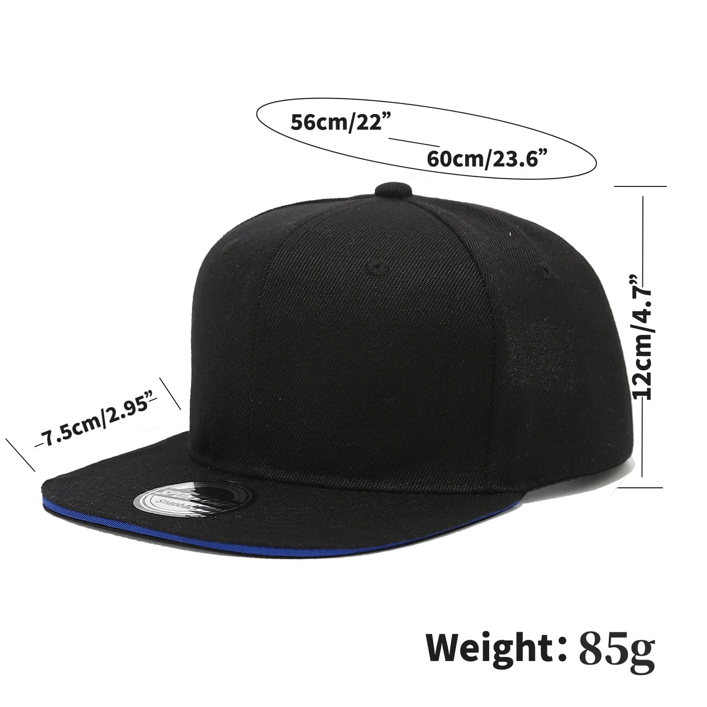 1PC Flat Brim Snapback Cap Fashion Hip Hop Baseball Hat Unisex Outdoor Trucker Caps Trendy Leisure Sun Hats gorras