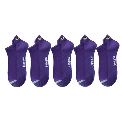 5/10 Pairs Man Short Socks Ankle Boat Socks Breathable Casual Athletic Socks Women Summer Thin Low-Cut Male Socks