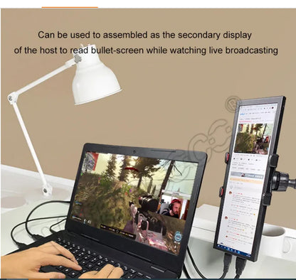 Wisecoco 14 Inch 4K 3840X1100 Aida64 IPS LCD Monitor Ultrawide PC Secondary Gaming Console For Raspberry Pi5 7.8''/8.8''/12.6''