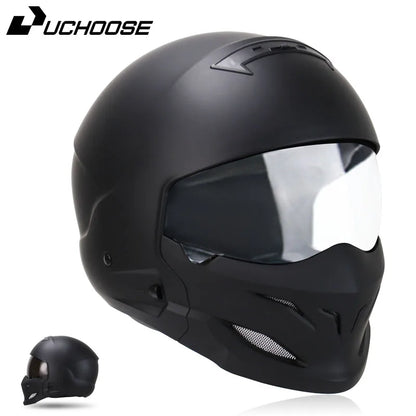 New Scorpion Retro Motorcycle Cascos Moto Locomotive Personality Multi-purpose Combination Helmet  Detachable Multi-purpose