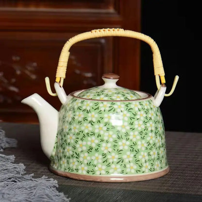 Large Capacity Japanese Type Lifting Beam Pot 1000ml Chinese Teapot Puer Tea Kettle Tea Set and Coffee Teaware Teapots Cup Mug