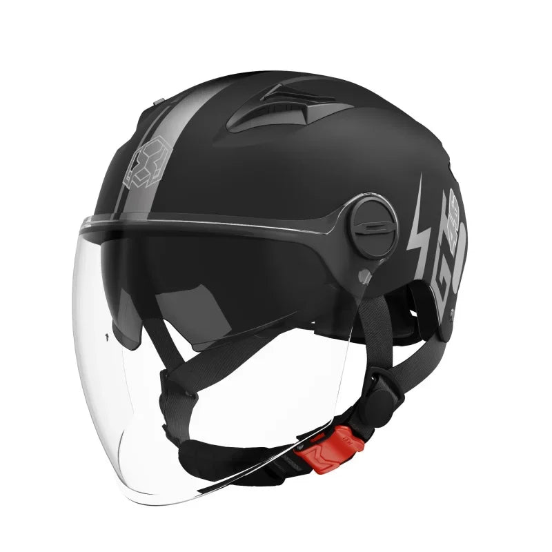 New Fashion ABS Unisex Motorcycle Helmets Motorcycle Accessories Helmet for Adults Long Lens White