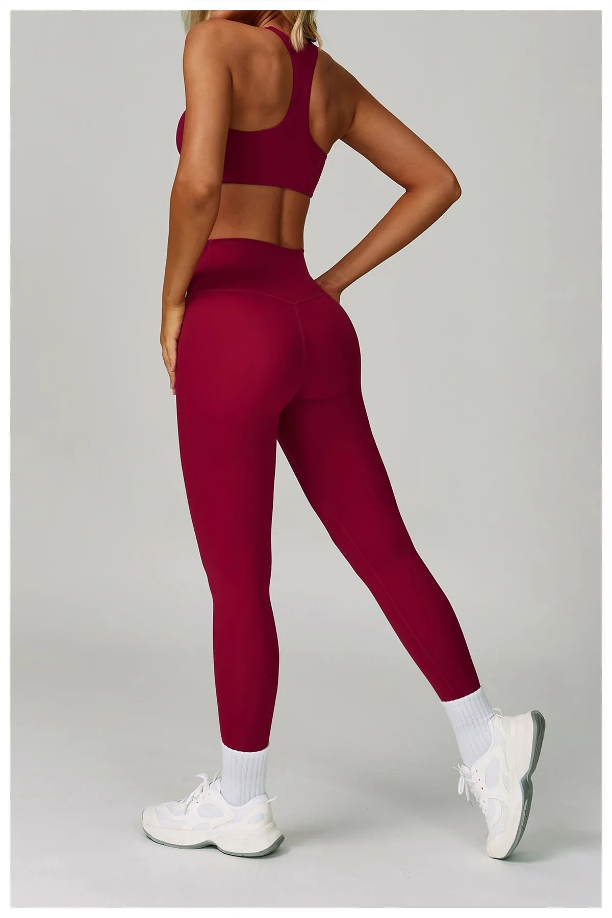 3PCS Yoga Sets Workout Set Women 2 Pieces Gym Suits High Waist Leggings Sport Bra Outfits Long Sleeve Fitness Running Sportswear