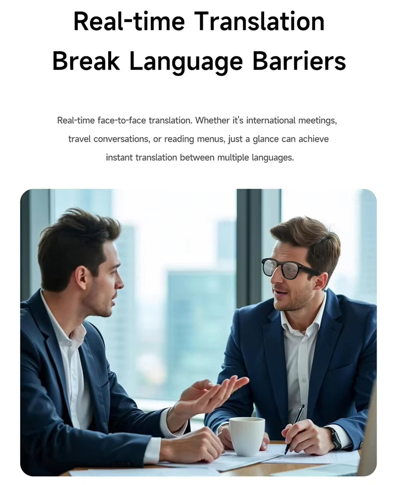 Xiaomi 8K HD AI Smart Camera Glasses Translation Camera Glasses Multifunctional Bluetooth Calling Voice Assistant Music Player