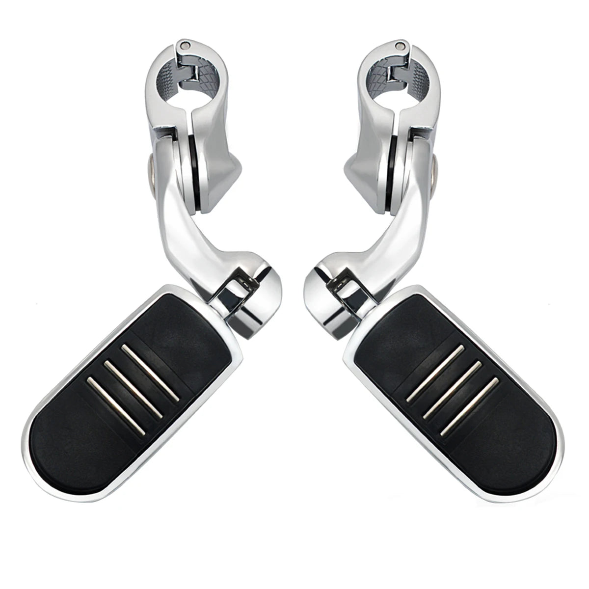1.25" Highway Pegs Adjustable Footpeg Short for Harley Touring Road King Road Glide Electra Glide Street Glide Sportster Softail