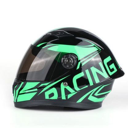 Kids Helmet Motorcycle Helmet Safety Protection Children's Locomotive Full Face Helmet Cute Kart Helmet Electric Scooter Bicycle