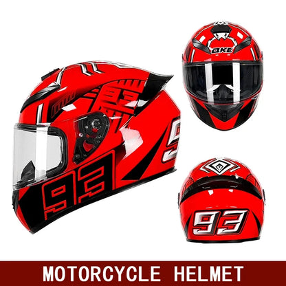 Motorcycle Helmet and Safety Scooter Motorcycle Modular Capacitor Helmet Engine Full Face Integral Motorcycle Full Helmet