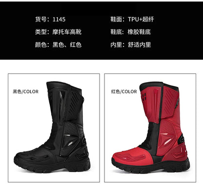 Motorcycle Shoes Riding Rider Motorcycle Boots Racing Travel Equipment Botas Para Moto Botas Moto Motorbike Boots Men