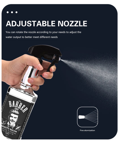 Professional Salon Barber Spray Bottle Refillable Fine Mist Empty Watering Can Water Sprayer Barbershop AccessoriesHair Tools