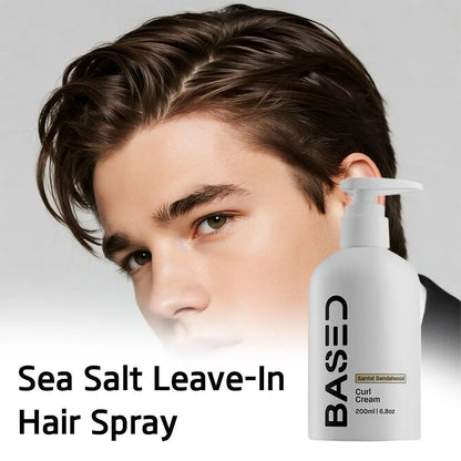 Base Sea Salt Hair Volumizing Spray - No-Rinse Fluffy Hair Styling Mist Lightweight Texture Boost Hair Care Styling Product
