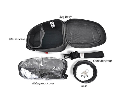 Tank Bag For Street Triple 765 Speed Triple 1050 Daytona 675 Sprint Trident 660 Tiger 1200 900 800 Motorcycle Quick Lock Luggage