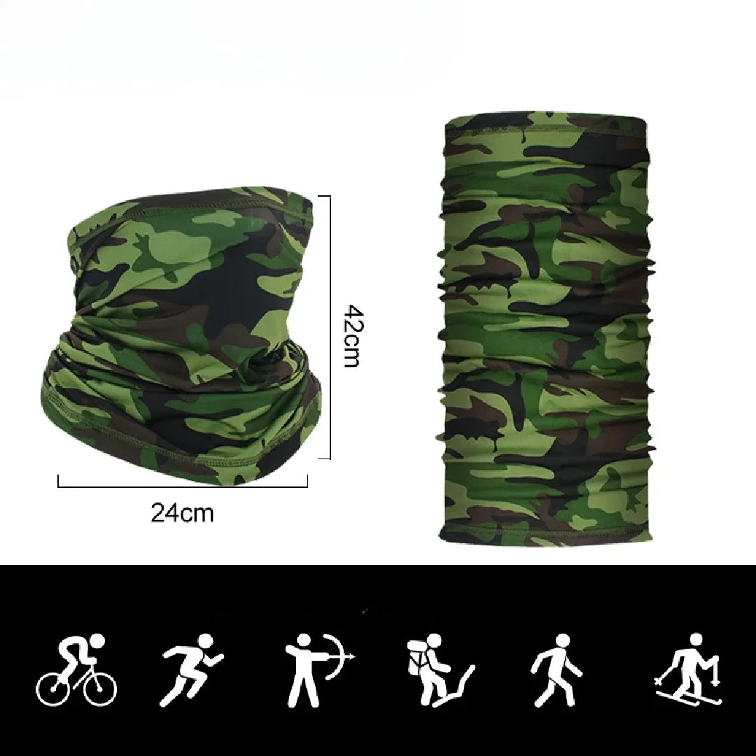 Summer Cycling Face Mask Motorcycle Balaclava Mask Uv Protection Scarf Men Women Bandana Neck Cover Outdoor Fishing Hiking Golf